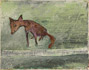 Young wet fox|55x70cm|2007